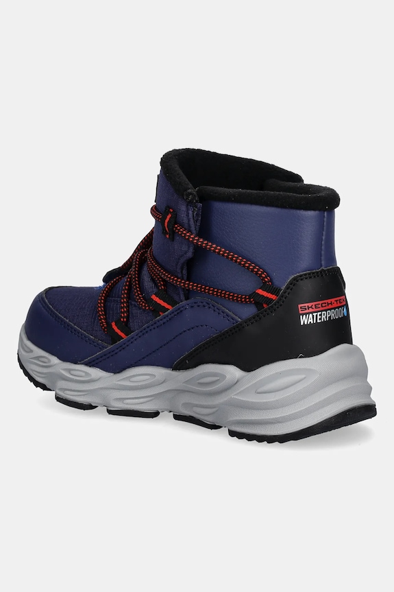 Chlapec Detské zimné topánky Skechers TURBO TREAD - STORM GLIDER 406385L tmavomodrá