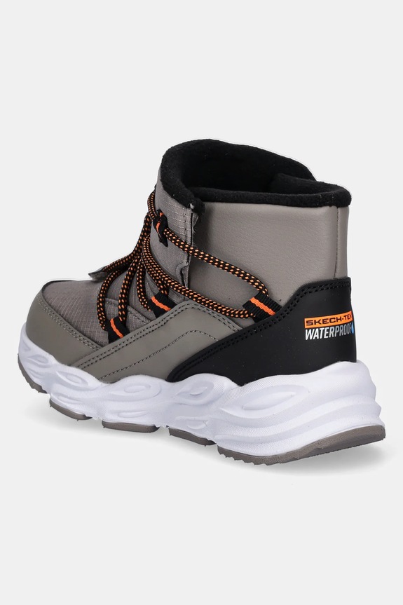 Момче Детски зимни обувки Skechers TURBO TREAD - STORM GLIDER 406385L бежов