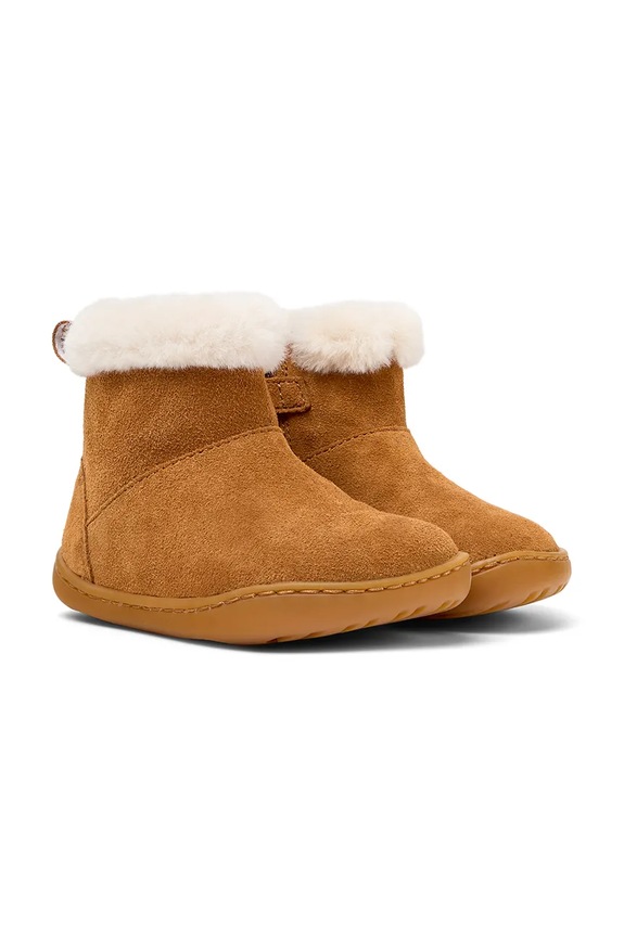 Χειμερινά υποδήματα Camper Peu Cami FW K900388 καφέ AW25