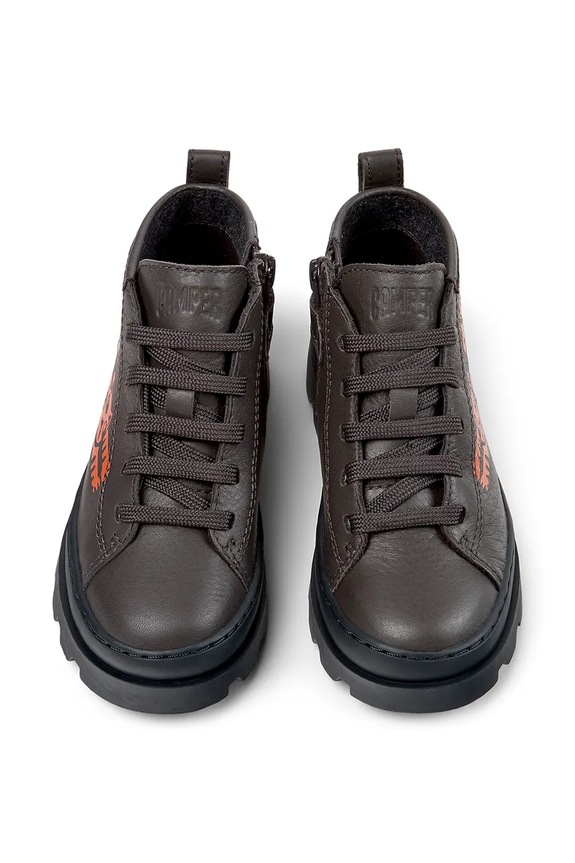 Camper półbuty skórzane dziecięce Brutus Kids szary K900370.28.34