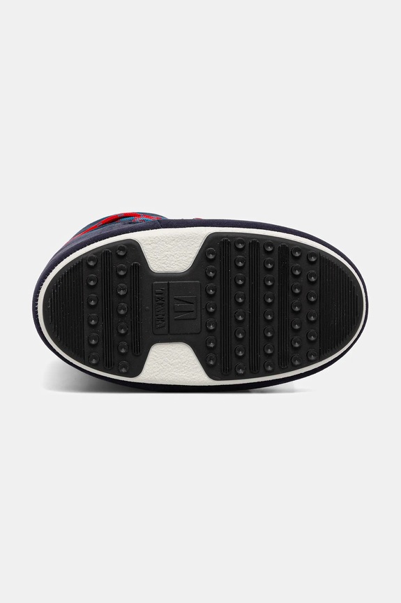 Παιδικές χειμερινές μπότες σουέτ Moon Boot MB ICON SUEDE LACES 80D1403050 σκούρο μπλε