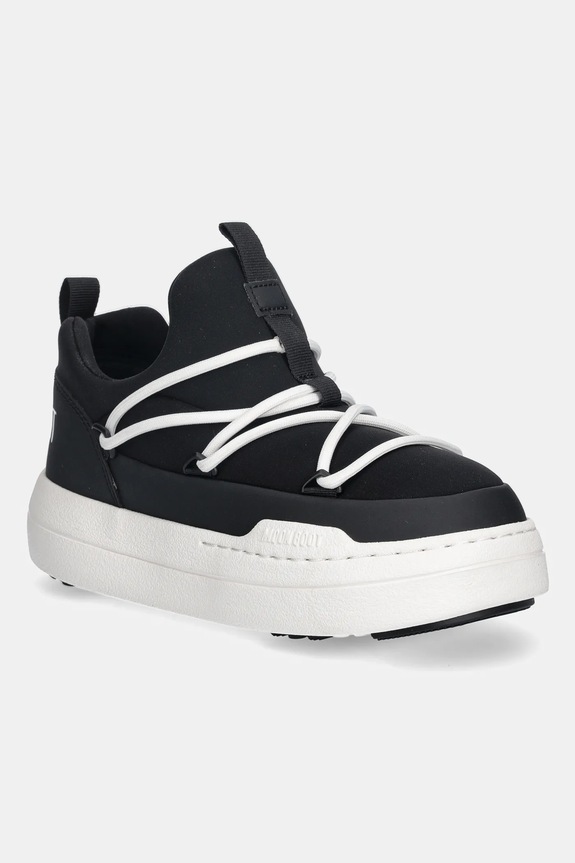 Zimné topánky Moon Boot MB JR PARK LOW LACE textilný čierna 80D3440060.35.38