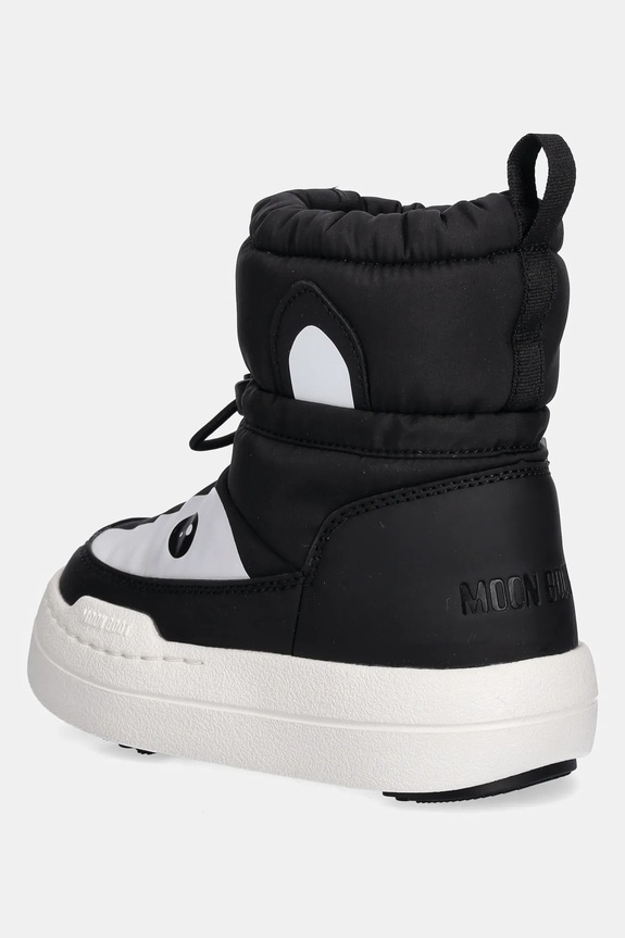 Chłopiec Moon Boot śniegowce dziecięce MB JR PARK TUBE MID ANIMAL WP 80D3440100.27.34 czarny