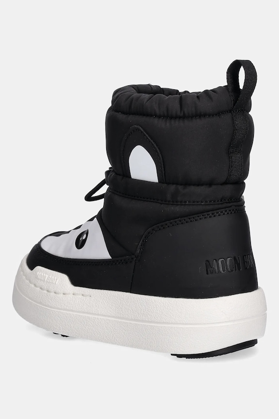 Chłopiec Moon Boot śniegowce dziecięce MB JR PARK TUBE MID ANIMAL WP 80D3440100.27.34 czarny