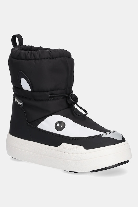 Moon Boot śniegowce dziecięce MB JR PARK TUBE MID ANIMAL WP syntetyczny czarny 80D3440100.35.38