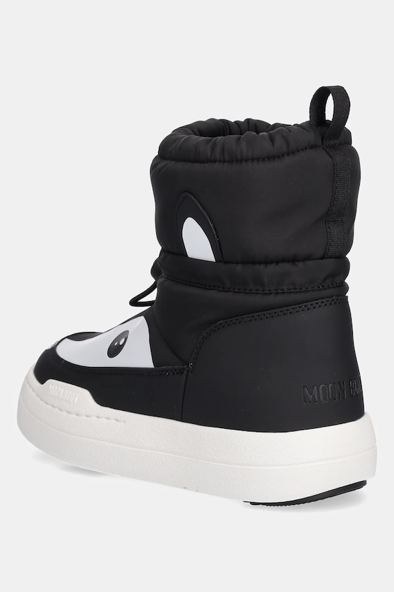 Chłopiec Moon Boot śniegowce dziecięce MB JR PARK TUBE MID ANIMAL WP 80D3440100.35.38 czarny