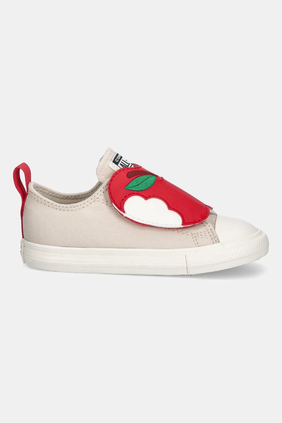 Detské tenisky Converse CHUCK TAYLOR ALL STAR ONE STRAP A13186C béžová AW25