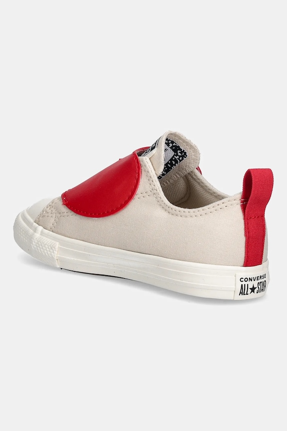 Chlapec Detské tenisky Converse CHUCK TAYLOR ALL STAR ONE STRAP A13186C béžová