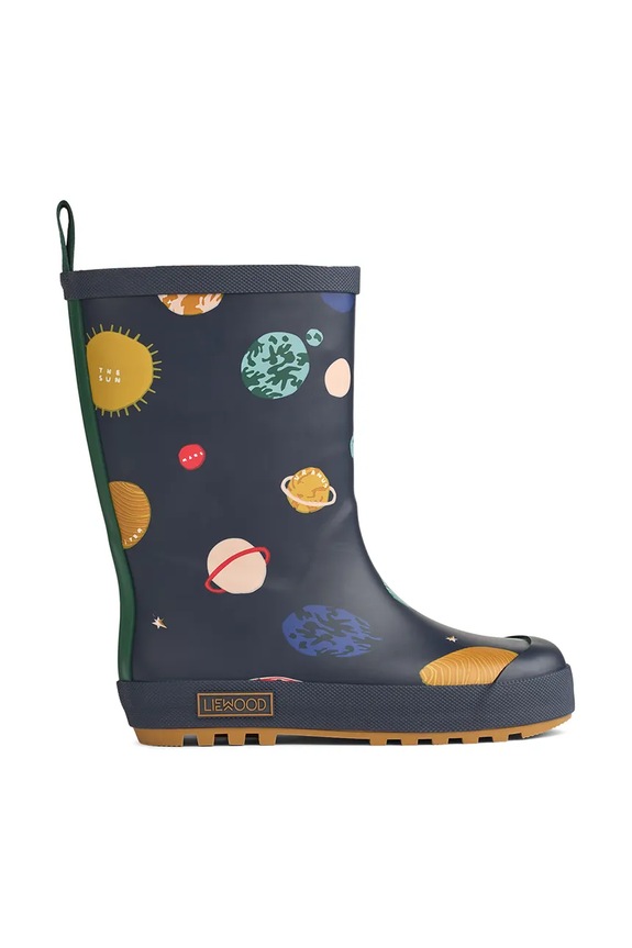 Liewood kalosze dziecięce Mason Thermo Rainboot granatowy LW13043.9BYA