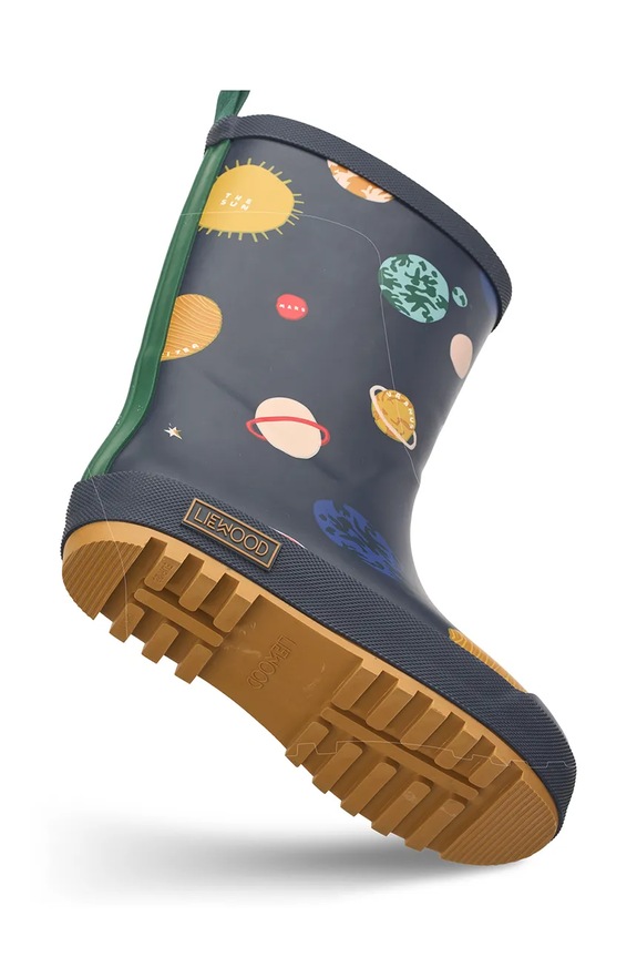 Liewood kalosze dziecięce Mason Thermo Rainboot LW13043.9BYA granatowy