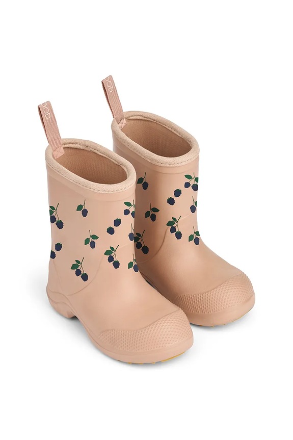 Παιδικά ουέλλινγκτον Liewood Aston Rainboot πορτοκαλί LW20058.9BYA