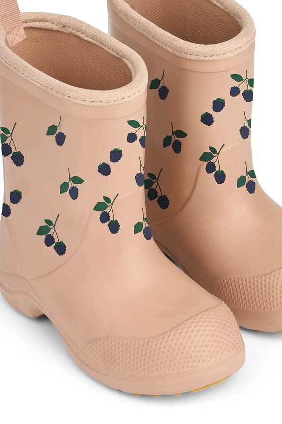 Παιδικά ουέλλινγκτον Liewood Aston Rainboot LW20058.9BYA πορτοκαλί AW25