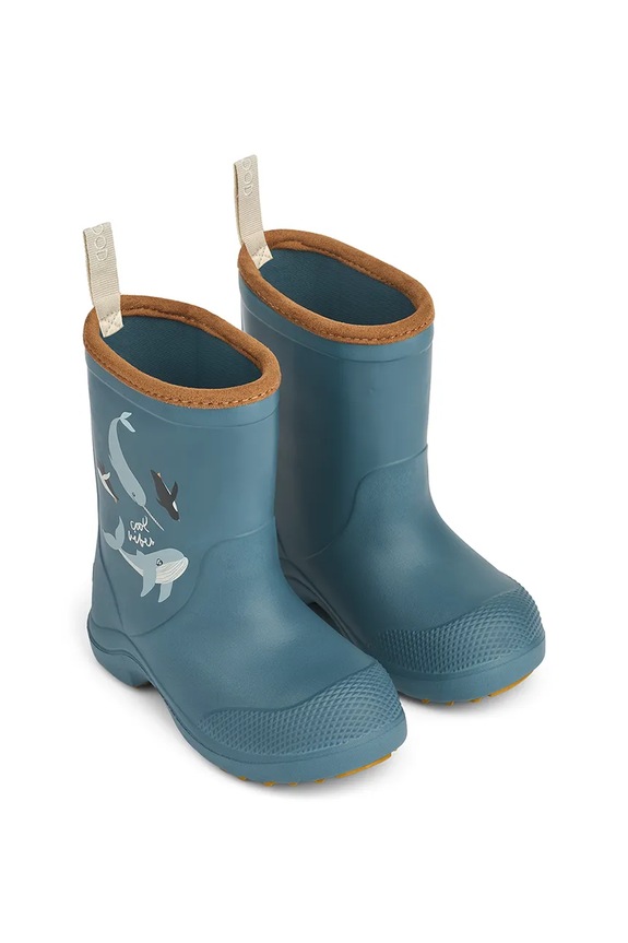 Παιδικά ουέλλινγκτον Liewood Aston Rainboot μπλε LW20058.9BYA