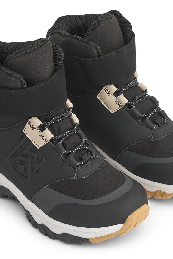 Παιδικές χειμερινές μπότες Liewood Mazie Hightop Winter Sneakers LW20061.9BYA μαύρο AW25