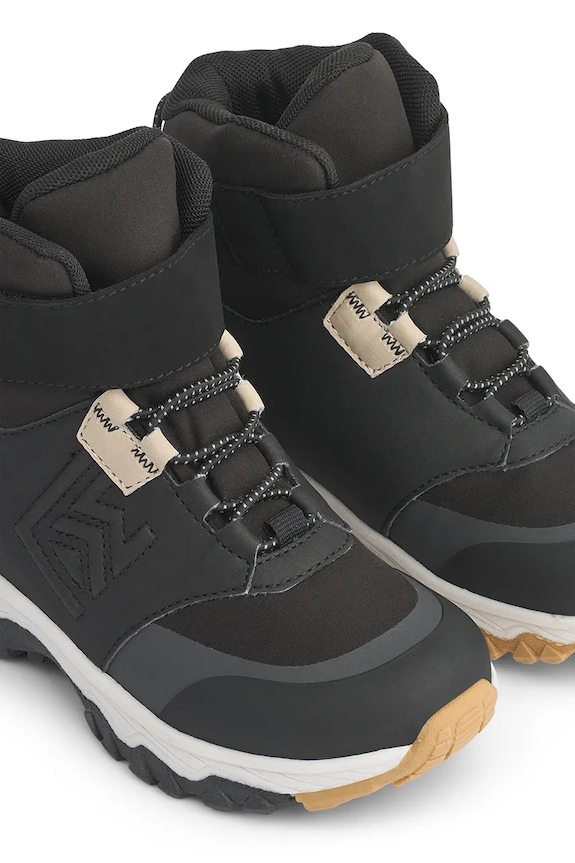 Παιδικές χειμερινές μπότες Liewood Mazie Hightop Winter Sneakers LW20061.9BYA μαύρο AW25