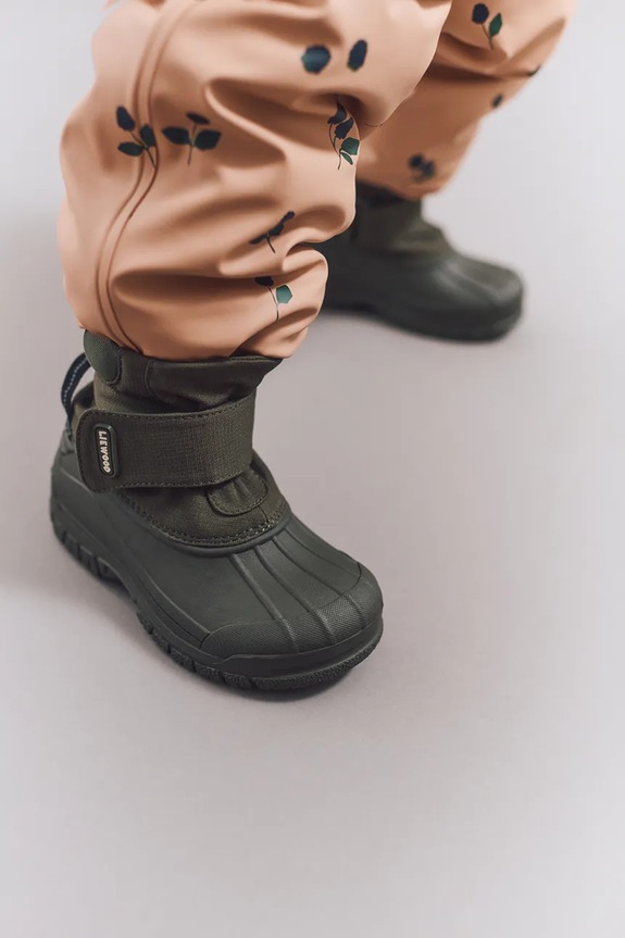 Παιδικές μπότες χιονιού Liewood Becca Winter Boot συνθετικό πράσινο LW20304.9BYA