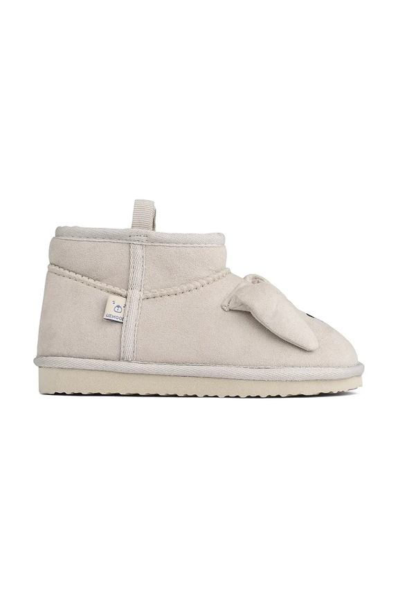 Zimní boty Liewood Alban Rabbit Shoes šedá LW20348.9BYA