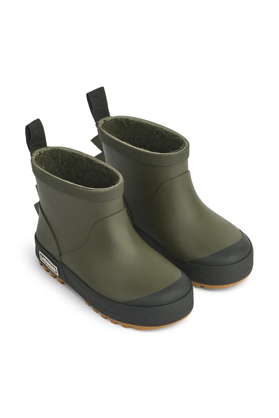 Liewood kalosze dziecięce Jesse Dino Thermo Rainboot zielony LW20371.9BYA