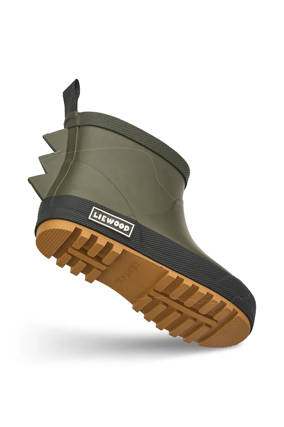 Liewood kalosze dziecięce Jesse Dino Thermo Rainboot LW20371.9BYA zielony