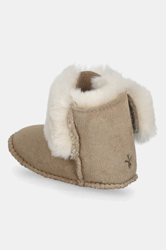 Chlapec Semišové snehule Emu Australia Baby Bootie Deluxe B13256.Baby.Bootie béžová