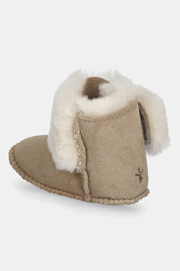 Chlapec Semišové snehule Emu Australia Baby Bootie Deluxe B13256.Baby.Bootie béžová