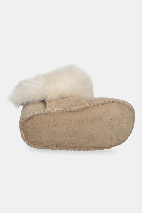 Semišové snehule Emu Australia Baby Bootie Deluxe B13256.Baby.Bootie béžová