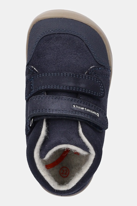 Παιδικά κλειστά παπούτσια σουέτ Biomecanics σκούρο μπλε 251161.19.23