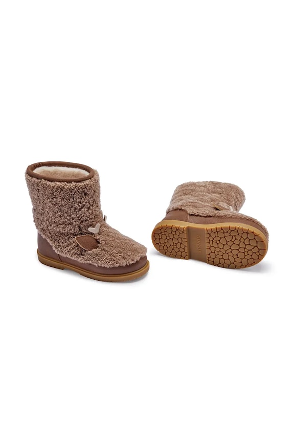 Donsje télicipő Kirfi Boots Stag textil barna 2032202.26.28