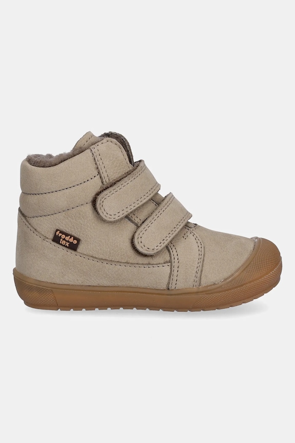 Froddo buty zimowe nubukowe dziecięce OLLIE WOOL TEX G2110138.4.21.24 beżowy AW25