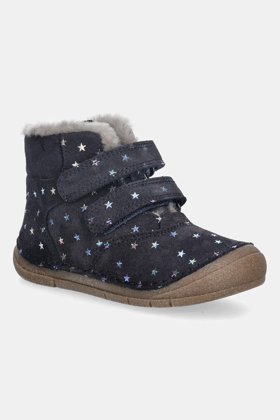 Froddo buty zimowe zamszowe dziecięce PAIX UP WINTER ocieplane granatowy G2110143.29.25.28