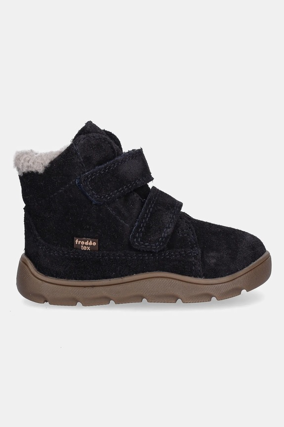 Froddo buty zimowe zamszowe dziecięce ZERU TEX FURRY BAREFOOT G2110151.21.24 granatowy AW25