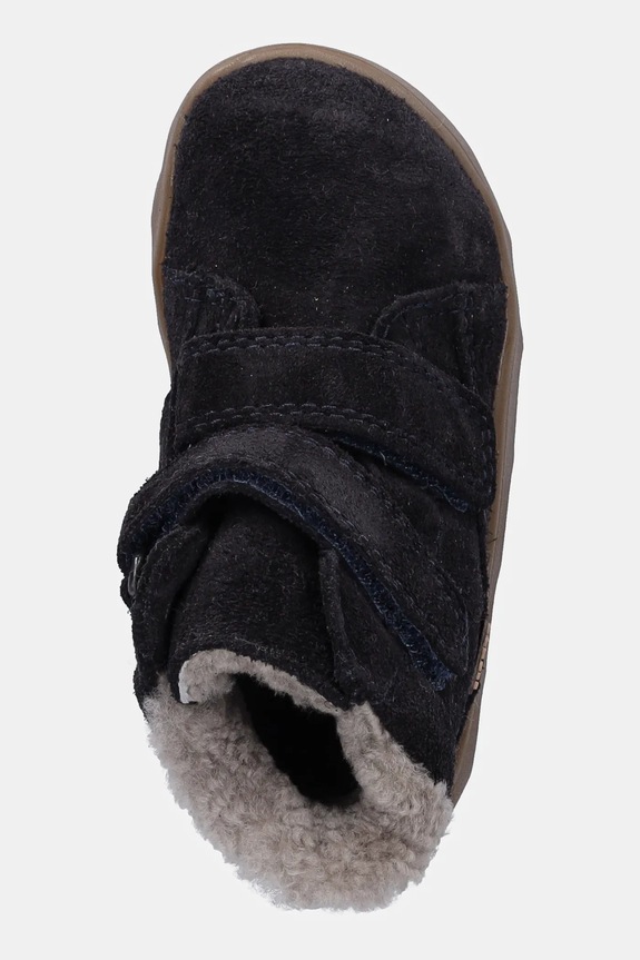 Froddo buty zimowe zamszowe dziecięce ZERU TEX FURRY BAREFOOT granatowy G2110151.21.24