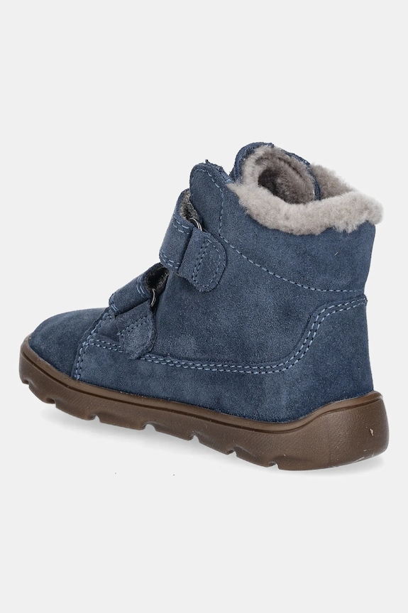 Chłopiec Froddo buty zimowe zamszowe dziecięce ZERU TEX FURRY BAREFOOT G2110151.25.30 niebieski