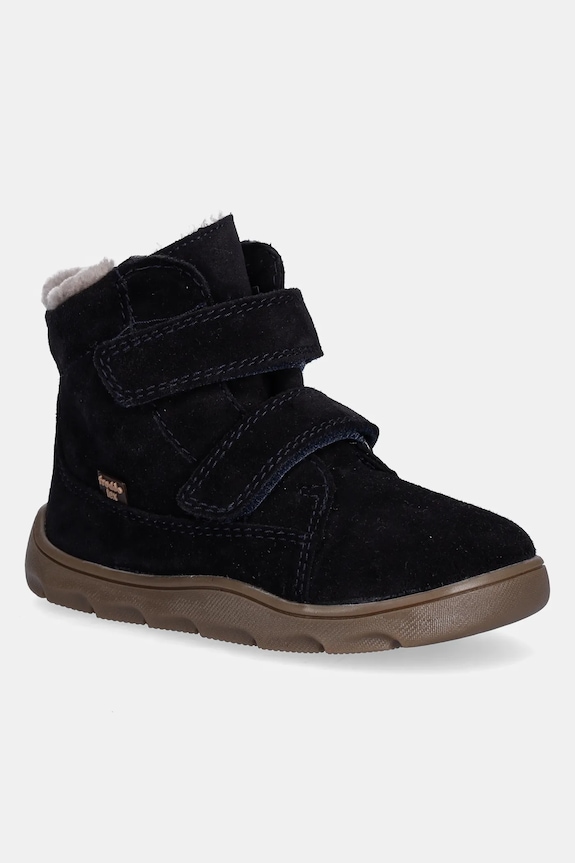 Froddo buty zimowe zamszowe dziecięce ZERU TEX FURRY BAREFOOT ocieplane granatowy G2110151.25.30