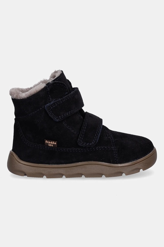 Froddo buty zimowe zamszowe dziecięce ZERU TEX FURRY BAREFOOT G2110151.25.30 granatowy AW25
