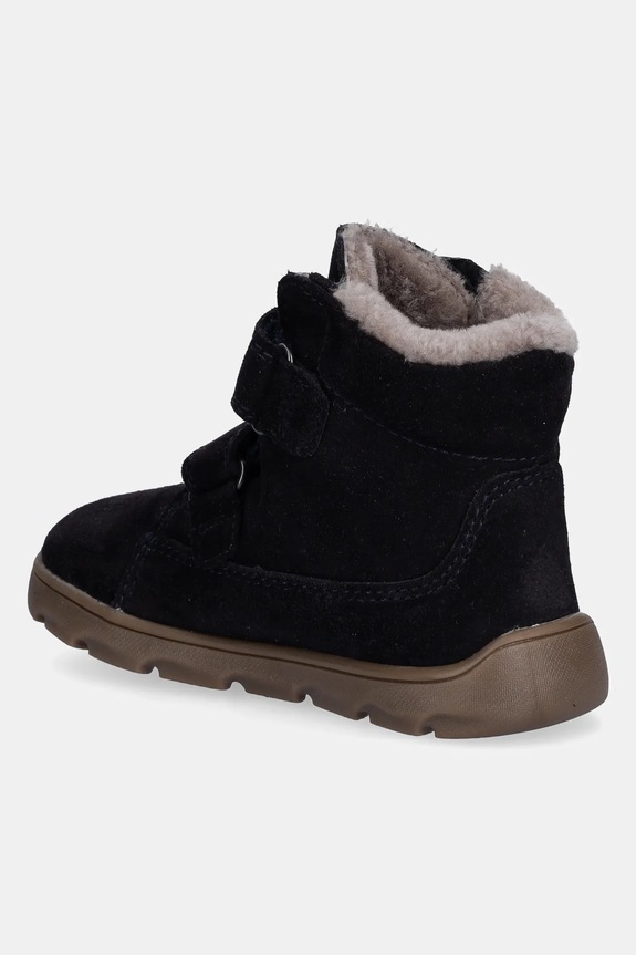Chłopiec Froddo buty zimowe zamszowe dziecięce ZERU TEX FURRY BAREFOOT G2110151.25.30 granatowy