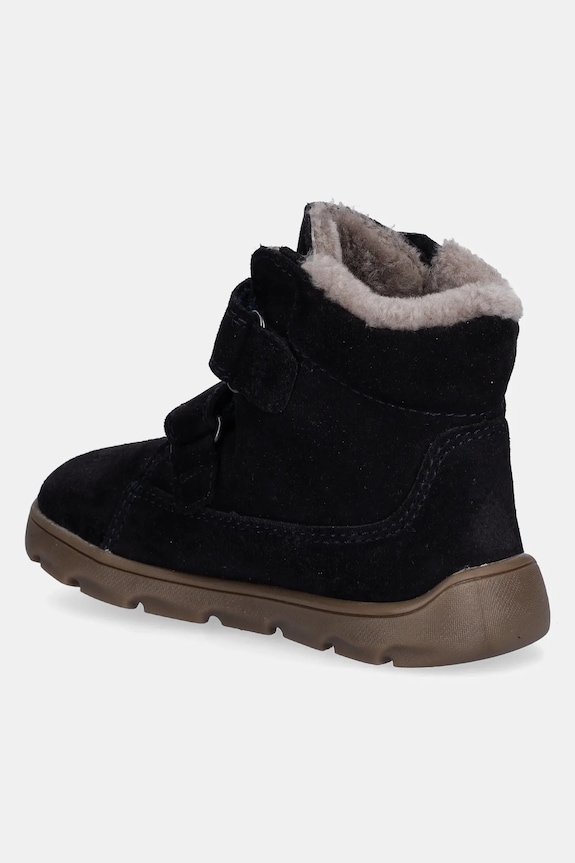 Chłopiec Froddo buty zimowe zamszowe dziecięce ZERU TEX FURRY BAREFOOT G2110151.25.30 granatowy