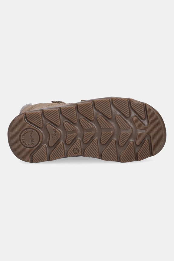 Froddo buty zimowe zamszowe dziecięce ZERU TEX FURRY BAREFOOT G2110151.25.30 beżowy