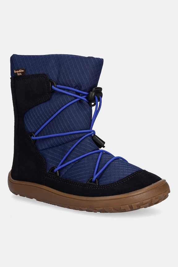 Froddo cizme de iarnă pentru copii BAREFOOT TEX TRACK WOOL usor izolat bleumarin G3160251.25.30