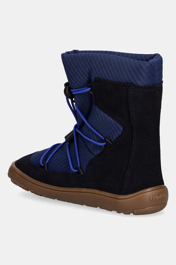 Băieți Froddo cizme de iarnă pentru copii BAREFOOT TEX TRACK WOOL G3160251.25.30 bleumarin