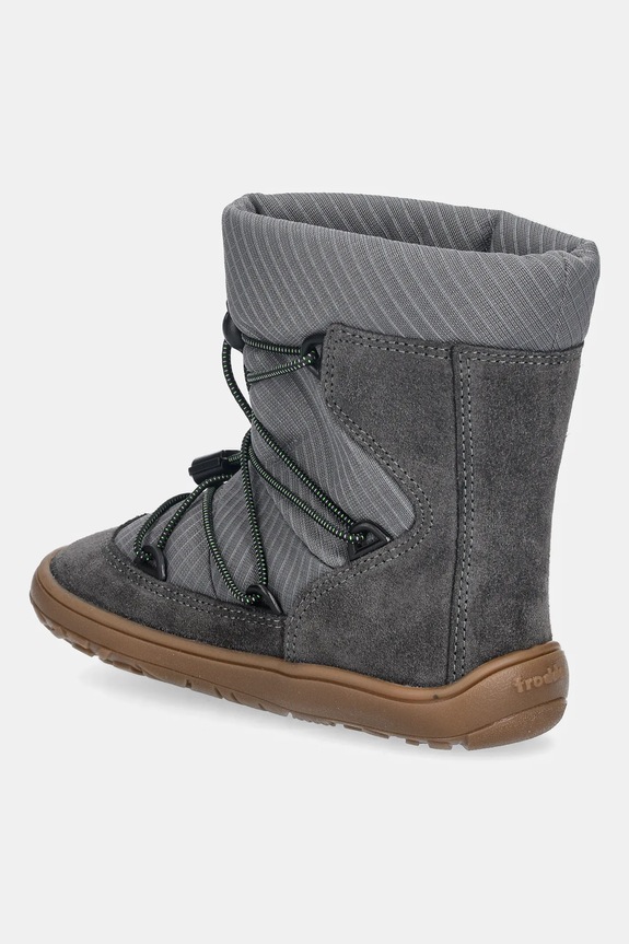 Chłopiec Froddo buty zimowe dziecięce BAREFOOT TEX TRACK WOOL G3160251.25.30 szary