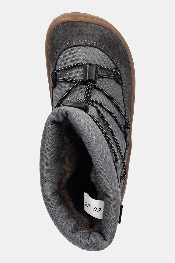 Froddo buty zimowe dziecięce BAREFOOT TEX TRACK WOOL szary G3160251.25.30