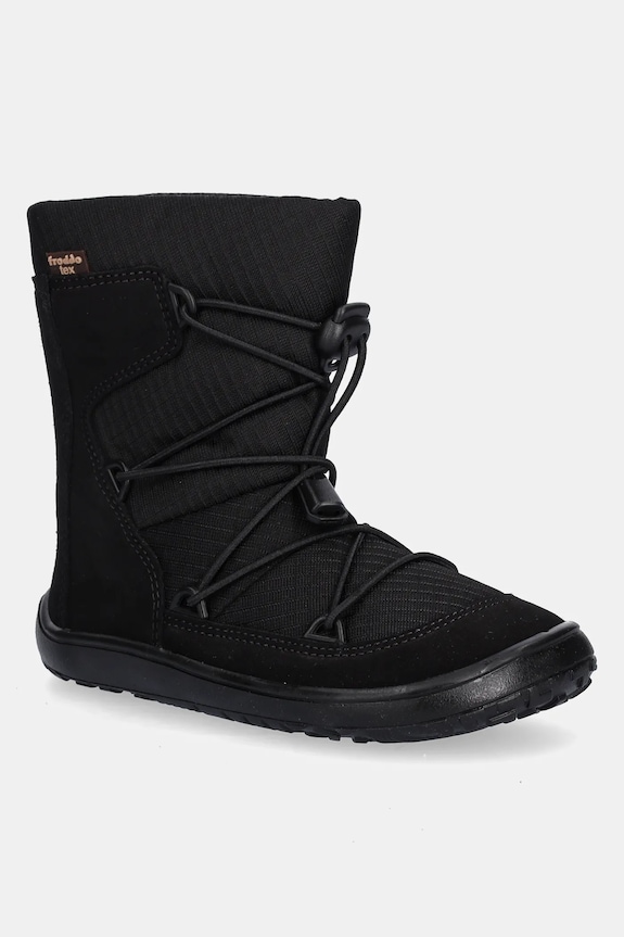 Froddo buty zimowe dziecięce BAREFOOT TEX TRACK WOOL tekstylny czarny G3160251.25.30