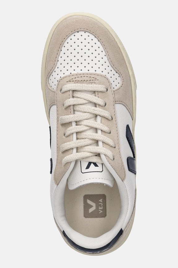 Dječje kožne tenisice Veja Small V-10 Laces bež CX0503807C.28.35