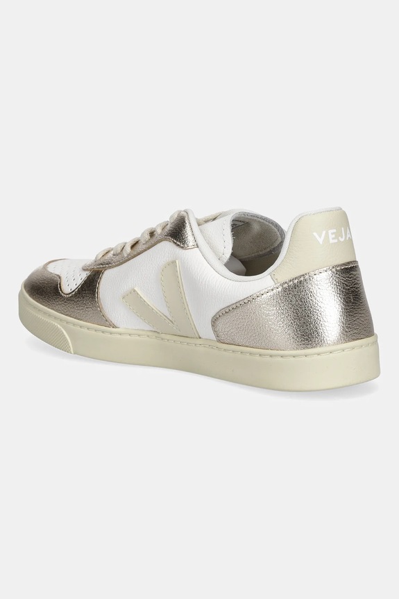 BIMBA Veja scarpe da ginnastica per bambini in pelle Small V-10 Laces CX0521003C.36.39 oro