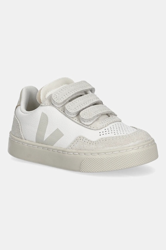 Veja scarpe da ginnastica per bambini in pelle Small V-90 pelle fiore beige SX2020637C.21.27