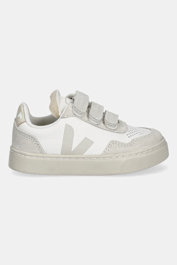 Veja scarpe da ginnastica per bambini in pelle Small V-90 SX2020637C.21.27 beige AW25