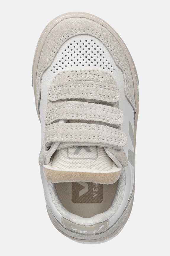 Veja scarpe da ginnastica per bambini in pelle Small V-90 beige SX2020637C.21.27