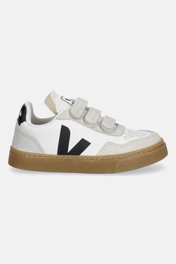 Veja scarpe da ginnastica in pelle scamosciata bambino/a Small V-90 SX2021006C.21.27 beige AW25