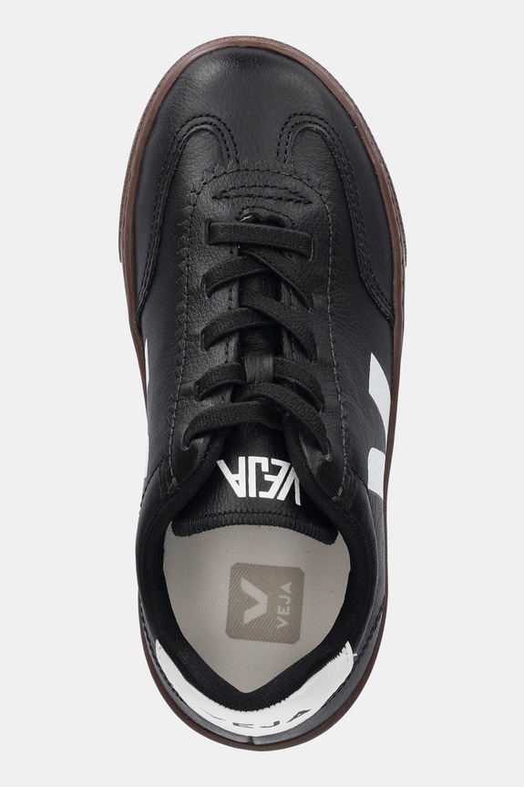 Veja scarpe da ginnastica per bambini in pelle Small Volley nero SY2021015C.28.35